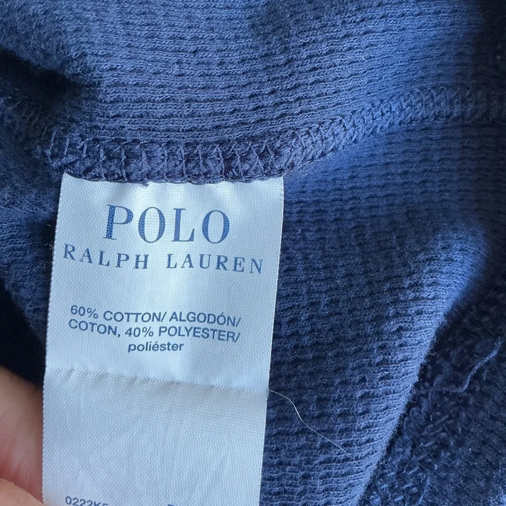 Polo by Ralph Lauren Men's Deep Blue Long Sleeve Tee